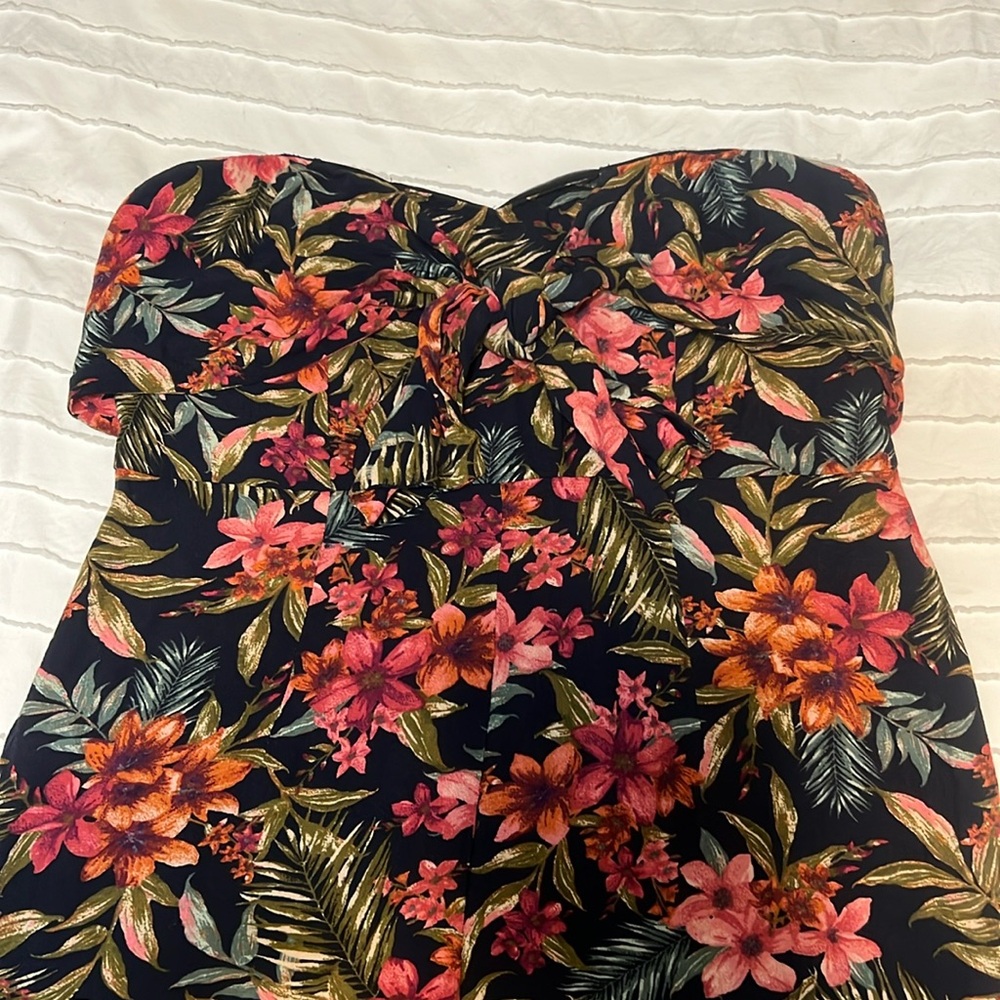 American Eagle, strapless cropped jumpsuit, size medium short